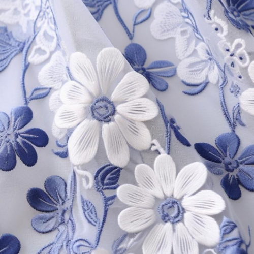 Crafting Elegance: Designing Perfect Dress with Eyelet Floral Embroidery Fabric